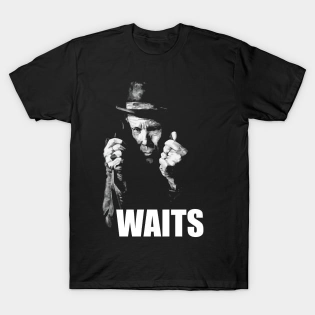 Tom Waits T-Shirt by DMBarnham